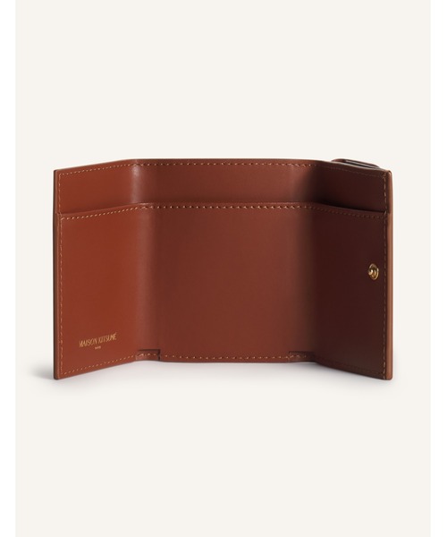 Maison Kitsune（メゾンキツネ）の「EDIE COMPACT WALLET（財布・レディース・ブラウン/ブラック/バーガンディー/ライトグリーン系・U）」の11枚目の写真