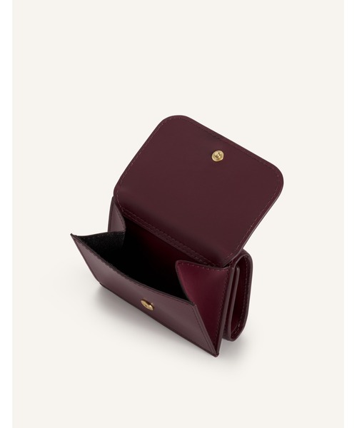 Maison Kitsune（メゾンキツネ）の「EDIE COMPACT WALLET（財布・レディース・ブラウン/ブラック/バーガンディー/ライトグリーン系・U）」の21枚目の写真
