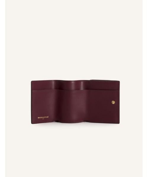 Maison Kitsune（メゾンキツネ）の「EDIE COMPACT WALLET（財布・レディース・ブラウン/ブラック/バーガンディー/ライトグリーン系・U）」の20枚目の写真