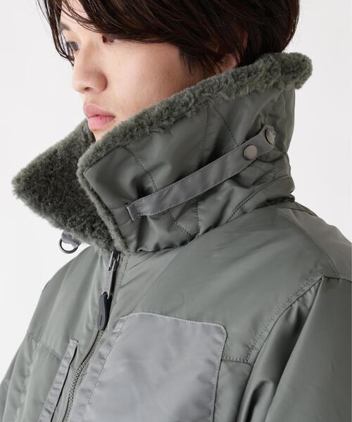 Alpha Industries(アルファインダストリーズ)の「Alpha Industries/アルファインダストリーズ/NYLON AVIATOR JACKET/ナイロン アビエイター ジャケット(ミリタリージャケット・メンズ・ブラウン/グレー・L/M/2XL/XL)」の16枚目の写真