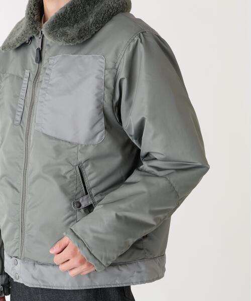 Alpha Industries(アルファインダストリーズ)の「Alpha Industries/アルファインダストリーズ/NYLON AVIATOR JACKET/ナイロン アビエイター ジャケット(ミリタリージャケット・メンズ・ブラウン/グレー・L/M/2XL/XL)」の17枚目の写真