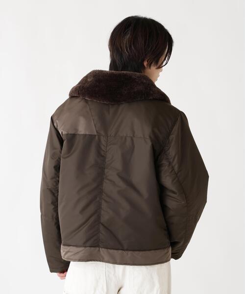 Alpha Industries(アルファインダストリーズ)の「Alpha Industries/アルファインダストリーズ/NYLON AVIATOR JACKET/ナイロン アビエイター ジャケット(ミリタリージャケット・メンズ・ブラウン/グレー・L/M/2XL/XL)」の5枚目の写真