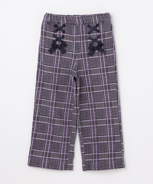 ANY（エニィ）の「レースアップ 裏シャギーワイドパンツ（その他パンツ・キッズ・ブラウン系3/ブラック系/ブラック系3・130/120/110）」の14枚目の写真