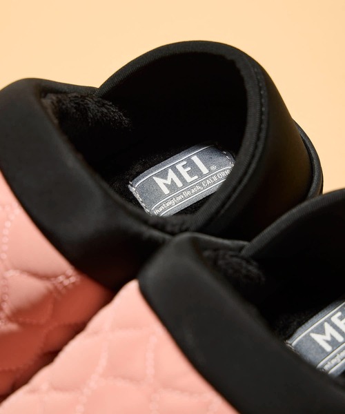 MEI（メイ）の「【 MEI / メイ 】レディース2WAY厚底モックシューズ ★アクリルチャーム付き★（スリッポン・レディース・ブラック/ベージュ/ピンク・S/M/L）」の10枚目の写真