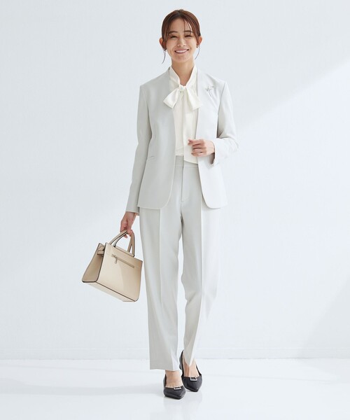 green label relaxing（グリーンレーベルリラクシング）の「トロミ ボウタイ ブラウス マシンウォッシャブル（シャツ/ブラウス・レディース・ホワイト/その他1・FREE）」の21枚目の写真