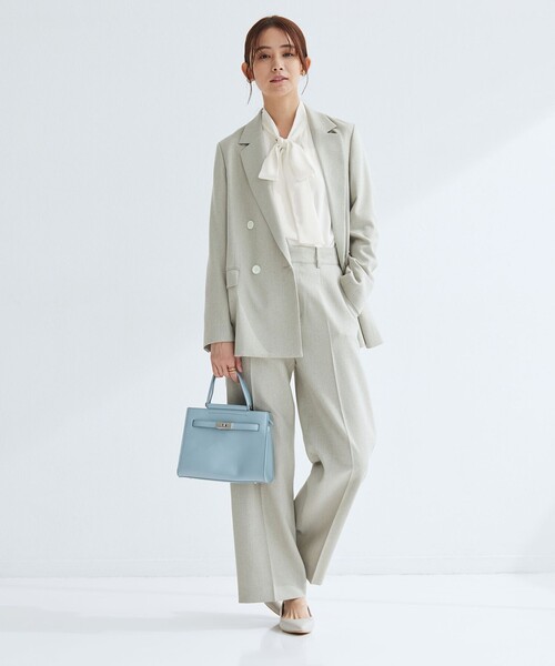 green label relaxing（グリーンレーベルリラクシング）の「トロミ ボウタイ ブラウス マシンウォッシャブル（シャツ/ブラウス・レディース・ホワイト/その他1・FREE）」の20枚目の写真