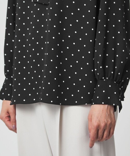 green label relaxing（グリーンレーベルリラクシング）の「トロミ ボウタイ ブラウス マシンウォッシャブル（シャツ/ブラウス・レディース・ホワイト/その他1・FREE）」の8枚目の写真