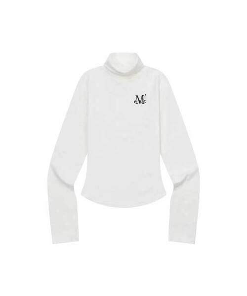 MUCENT(ムセント)の「デルロラ ポラネック グルミ 長袖Tシャツ (6カラー)(Tシャツ/カットソー・レディース・チャコールグレー/ブラック/ブラウン/グレー/ピンク/アイボリー・FREE)」の2枚目の写真