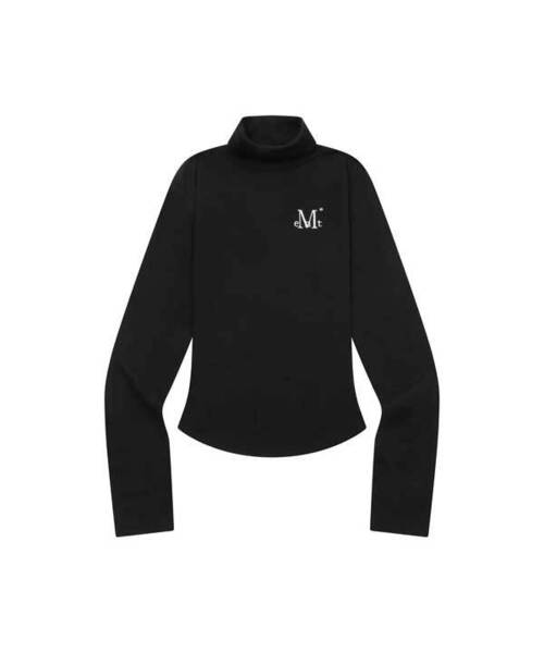 MUCENT(ムセント)の「デルロラ ポラネック グルミ 長袖Tシャツ (6カラー)(Tシャツ/カットソー・レディース・チャコールグレー/ブラック/ブラウン/グレー/ピンク/アイボリー・FREE)」の1枚目の写真