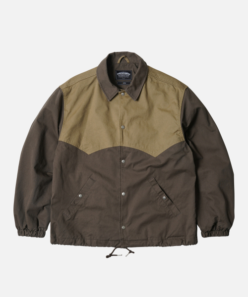 FRIZMWORKS(フリズムワークス)の「BARSTOW COACH JACKET _ MUD(ナイロンジャケット・メンズ・その他・SMALL/MEDIUM/LARGE/X-LARGE)」の2枚目の写真