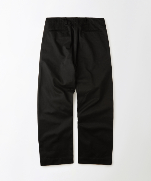 OUTSTANDING(アウトスタンディング)の「OFFICER CHINO PANTS_BLACK(その他パンツ・レディース・その他・SMALL/MEDIUM/LARGE)」の2枚目の写真