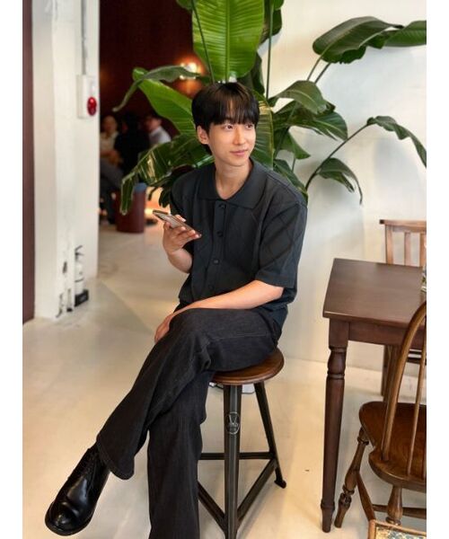 MUSINSA STANDARD（ムシンサスタンダード）の「スリーチンセミバルーンスラックス[ダスティベージュ]（スラックス・メンズ・その他・29/30/31/33/26/27/28/40/38/42/36/34/32）」の9枚目の写真