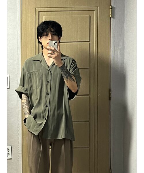 MUSINSA STANDARD（ムシンサスタンダード）の「スリーチンセミバルーンスラックス[ダスティベージュ]（スラックス・メンズ・その他・29/30/31/33/26/27/28/40/38/42/36/34/32）」の12枚目の写真