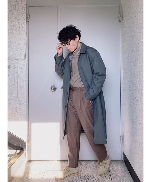MUSINSA STANDARD（ムシンサスタンダード）の「スリーチンセミバルーンスラックス[ダスティベージュ]（スラックス・メンズ・その他・29/30/31/33/26/27/28/40/38/42/36/34/32）」の17枚目の写真