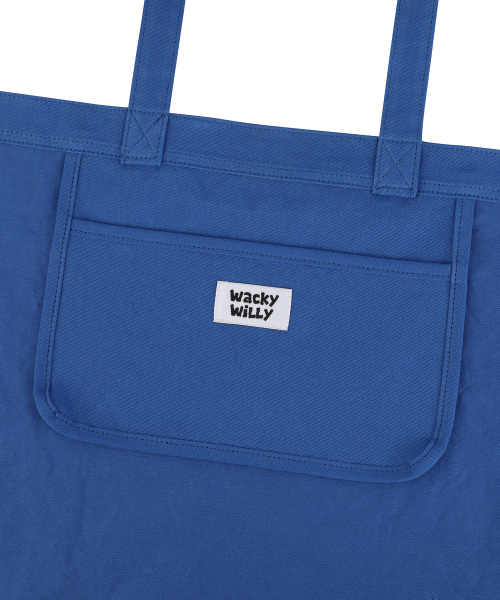 Wacky WiLLy(ワッキーウィリー)の「デイリーエコバッグブルー(エコバッグ/サブバッグ・レディース・その他・F)」の7枚目の写真
