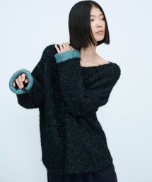 THINGS THAT MATTER | SPARKLY OVER KNIT PULL-OVER / スパークリー オーバー ニット プルオーバー(ニット/セーター)