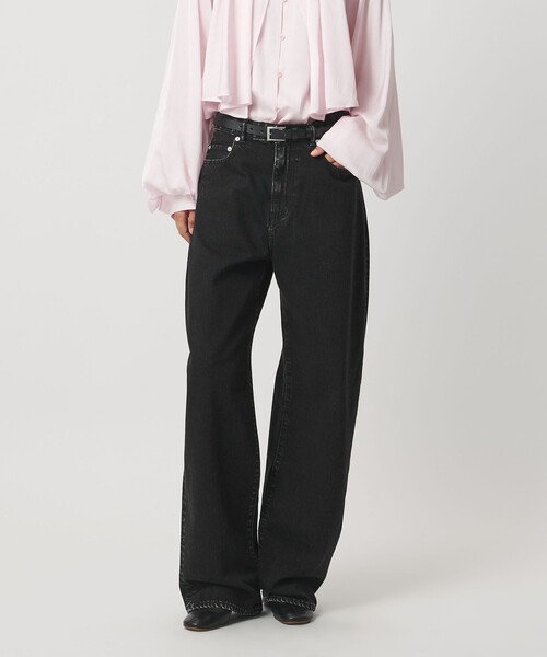 AEWEN MATOPH(イウエン マトフ)の「<AEWEN MATOPH>デニムカーブパンツ(デニムパンツ・レディース・ホワイト/ブラック/コバルトブルー・34/36/38)」の12枚目の写真