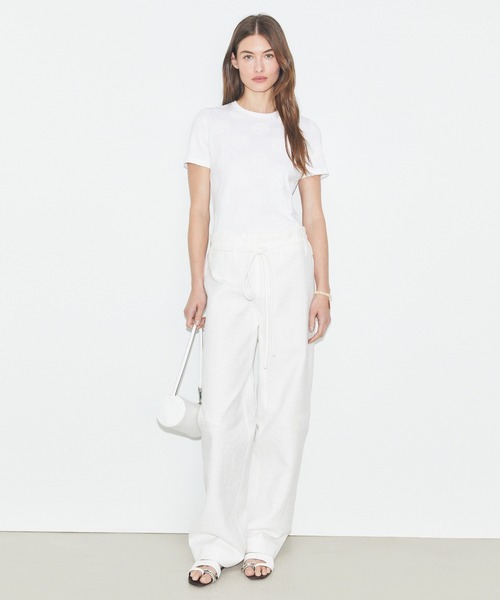 TORY BURCH（トリーバーチ）の「Tモノグラム ロゴ Tシャツ（Tシャツ/カットソー・レディース・ライトグレー・SMALL/X-SMALL/MEDIUM/XXS）」の3枚目の写真