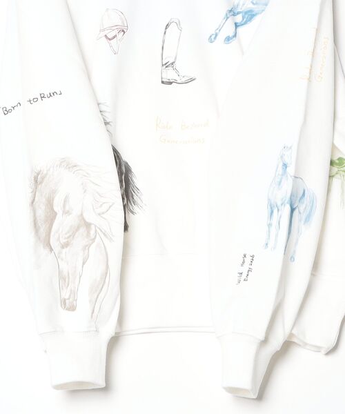 Drawing Horse Sweatshirt/ドローイングホーススウェット（スウェット
