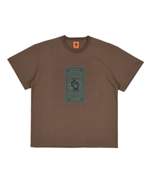 ERSCO（イーアルエスコ）の「F @＃K Tシャツ_ブラウン（Tシャツ/カットソー）」