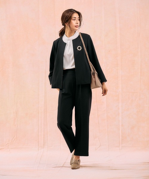 スゴラクストレッチクルージャケット3点セット/ 581024（セットアップ