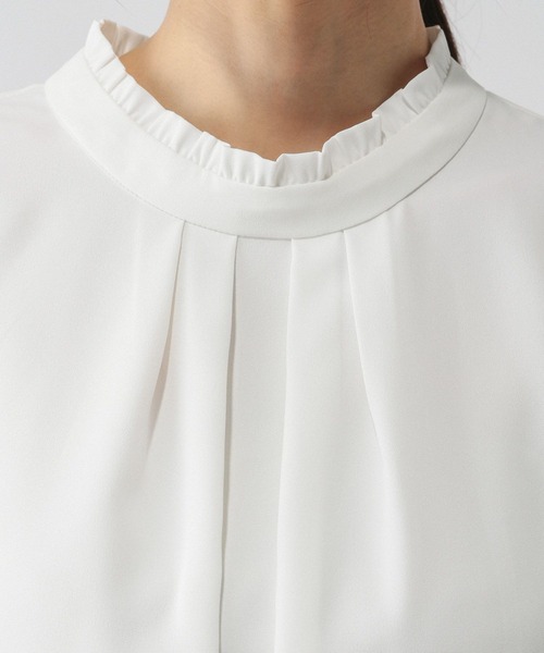 GLOBAL WORK(グローバルワーク)の「スゴラクストレッチクルージャケット3点セット/ 581024(セットアップ・レディース・ブラック/グレイッシュベージュ/ネイビー・SMALL/MEDIUM/LARGE)」の11枚目の写真