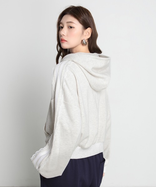 セール】サイドラインダブルジップパーカー（パーカー）｜by LEGNA