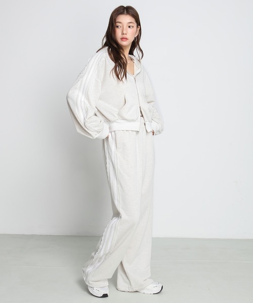 by LEGNA(バイレグナ)の「サイドラインダブルジップパーカー(パーカー・レディース・ライトグレー/ブラック・SMALL/MEDIUM/X-LARGE/LARGE)」の8枚目の写真