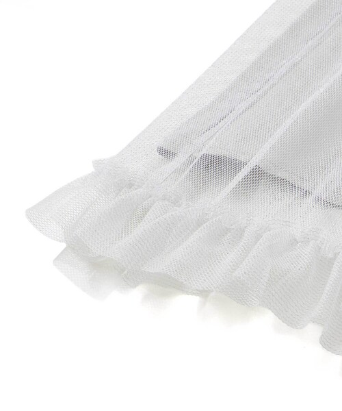 BeBe（ベベ）の「ラメチュールフリルティアードスカート（スカート・キッズ・オフホワイト/グレー・140cm/130cm/150cm/120cm）」の18枚目の写真