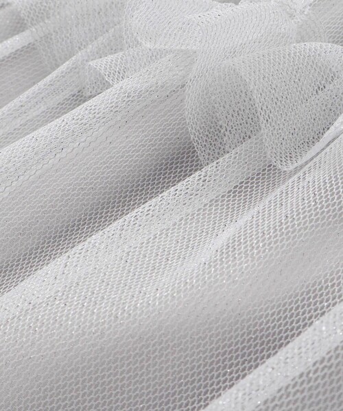 BeBe（ベベ）の「ラメチュールフリルティアードスカート（スカート・キッズ・オフホワイト/グレー・140cm/130cm/150cm/120cm）」の21枚目の写真