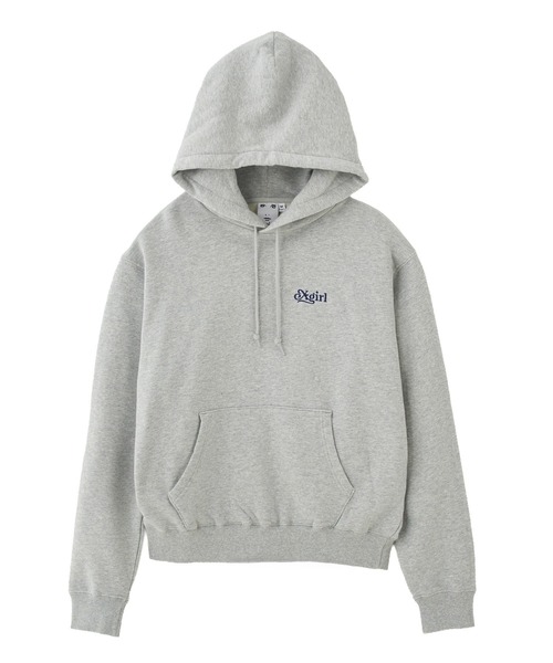 X-girl/FLEECE HOODIE フリースパーカー X-girl（エックスガール） X-gir パーカー FACE BOX PATCH ZIP UP