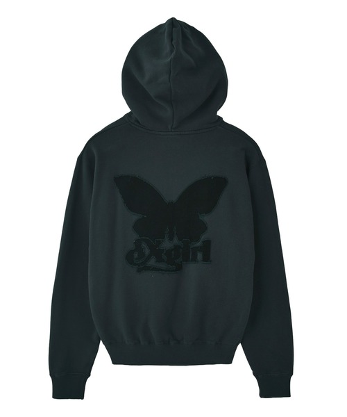 BUTTERFLY PATCH SWEAT HOODIE（パーカー）｜X-girl（エックスガール