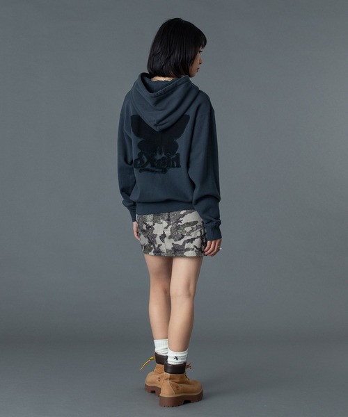BUTTERFLY PATCH SWEAT HOODIE（パーカー）｜X-girl（エックスガール