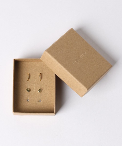 mysty woman(ミスティウーマン)の「【PILGRIM】HALO ギフトBOX 601962(ピアス(両耳用)・レディース・ゴールド/シルバー・FREE)」の13枚目の写真