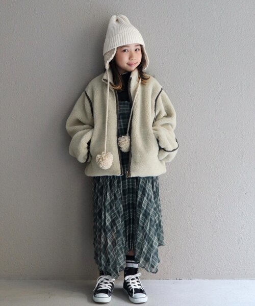 KIDS】【ジュニアサイズあり】気温対応ママとお揃い！ぬくかる2WAY