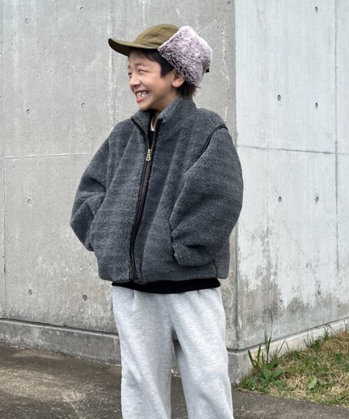 セール】【KIDS】【ジュニアサイズあり】気温対応ママとお揃い！ぬく