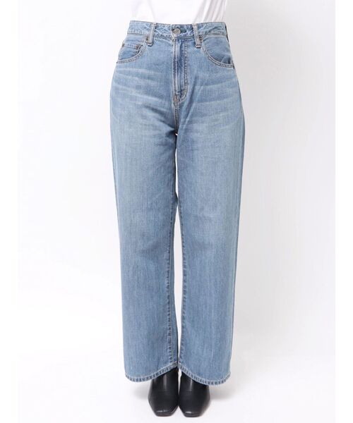 Ungrid（アングリッド）の「【Ca】ハイウエストオーガニックコットンルーズデニ（デニムパンツ・レディース・ブルー・24inch/25inch/26inch）」の11枚目の写真