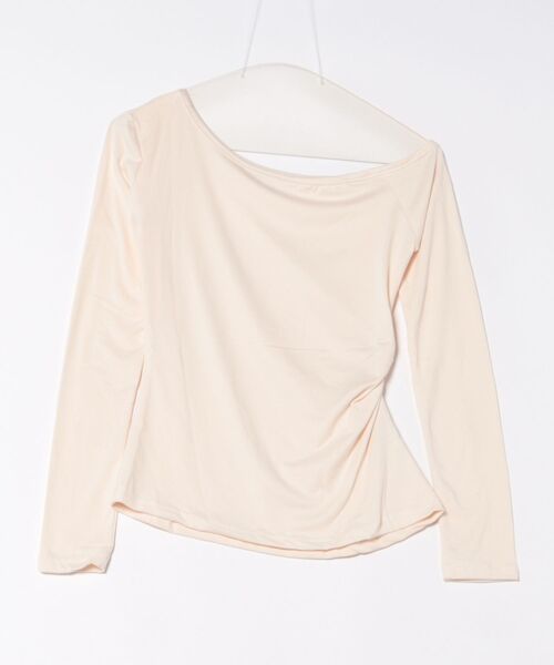 urge:(アージコロン )の「【URGE:】ワンショルダー タイト カットソー トップス(Tシャツ/カットソー・レディース・ブラウン/ネイビー/グレー/アイボリー/ブラック・SMALL/MEDIUM/LARGE/X-LARGE)」の7枚目の写真