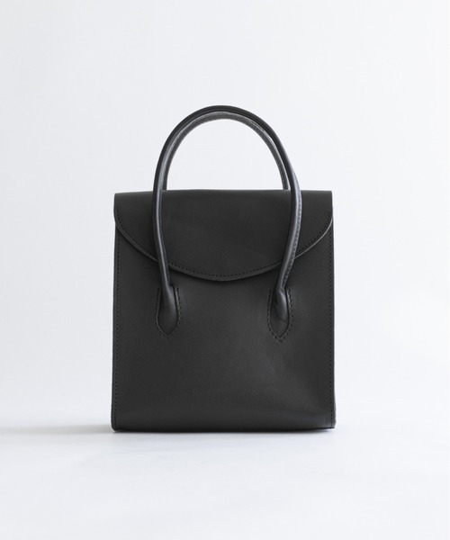 EN NEUME（エンノイム）の「Smooth Flap Square Bag（ハンドバッグ・レディース・ブラック・ONE SIZE）」の8枚目の写真