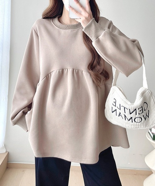 SallyLunn(サリーラン)の「ペプラムフレアカットソー(その他トップス・レディース・ベージュ/ホワイト/ブラック・MEDIUM/LARGE)」の11枚目の写真