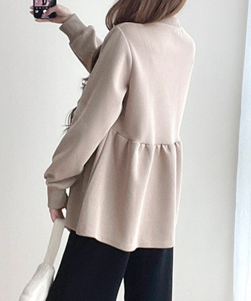 SallyLunn(サリーラン)の「ペプラムフレアカットソー(その他トップス・レディース・ベージュ/ホワイト/ブラック・MEDIUM/LARGE)」の14枚目の写真