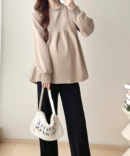 SallyLunn(サリーラン)の「ペプラムフレアカットソー(その他トップス・レディース・ベージュ/ホワイト/ブラック・MEDIUM/LARGE)」の15枚目の写真