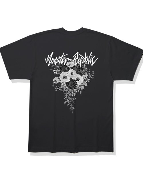 MONSTER REPUBLIC(モンスターリパブリック)の「ムーブメントフラワーアッシュグレーティーシャツブラック(Tシャツ/カットソー・レディース・その他・LARGE/MEDIUM/SMALL/X-LARGE)」の2枚目の写真