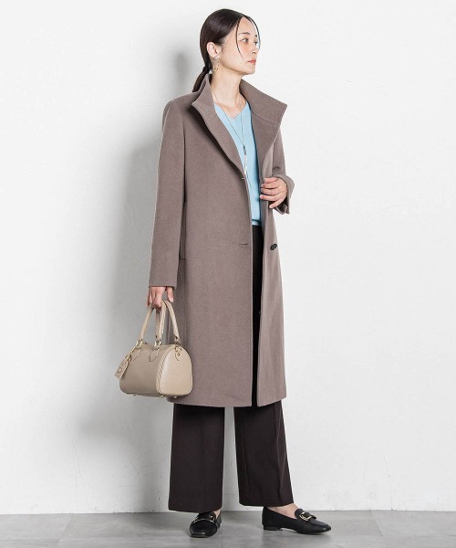 LAUTREAMONT（ロートレアモン）の「プレミアムウールカシミヤロングコート（その他アウター・レディース・ベージュ/キャメル/ブラック・11号/9号/7号）」の9枚目の写真