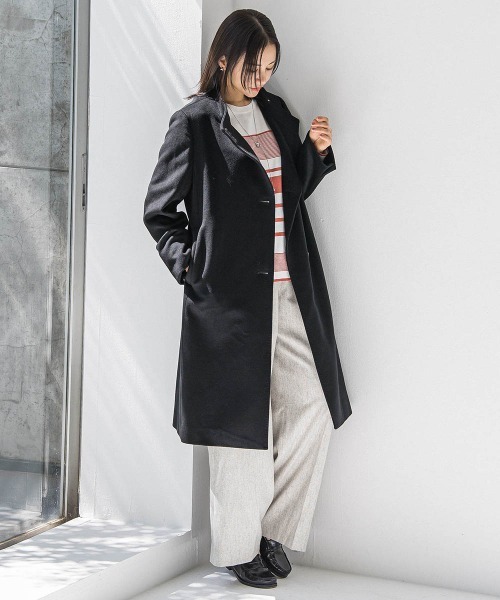 LAUTREAMONT（ロートレアモン）の「プレミアムウールカシミヤロングコート（その他アウター・レディース・ベージュ/キャメル/ブラック・11号/9号/7号）」の14枚目の写真