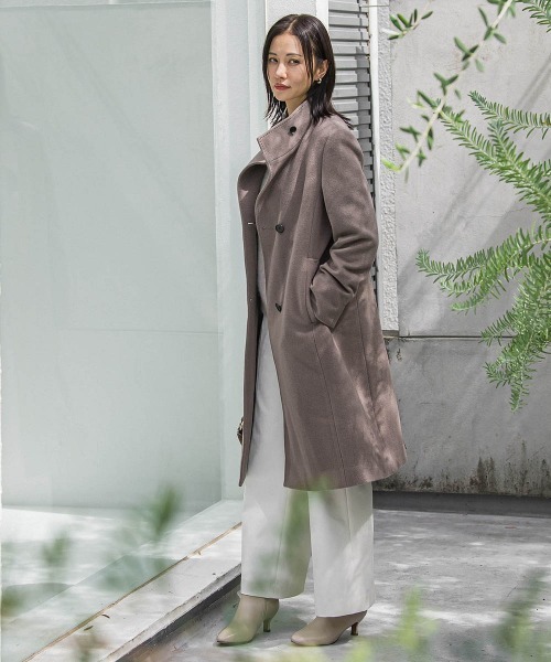 LAUTREAMONT（ロートレアモン）の「プレミアムウールカシミヤロングコート（その他アウター・レディース・ベージュ/キャメル/ブラック・11号/9号/7号）」の8枚目の写真