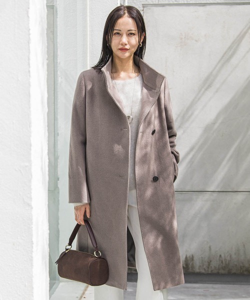 LAUTREAMONT（ロートレアモン）の「プレミアムウールカシミヤロングコート（その他アウター・レディース・ベージュ/キャメル/ブラック・11号/9号/7号）」の5枚目の写真