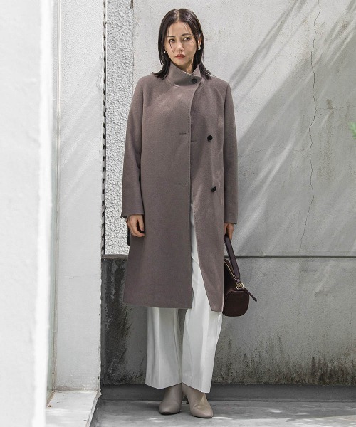 LAUTREAMONT（ロートレアモン）の「プレミアムウールカシミヤロングコート（その他アウター・レディース・ベージュ/キャメル/ブラック・11号/9号/7号）」の6枚目の写真