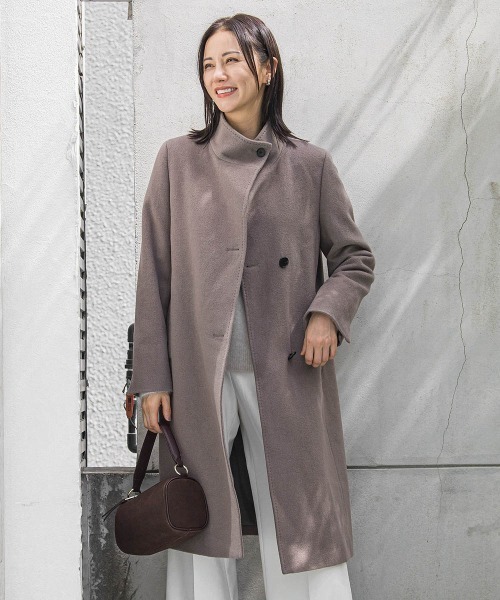 LAUTREAMONT（ロートレアモン）の「プレミアムウールカシミヤロングコート（その他アウター・レディース・ベージュ/キャメル/ブラック・11号/9号/7号）」の4枚目の写真