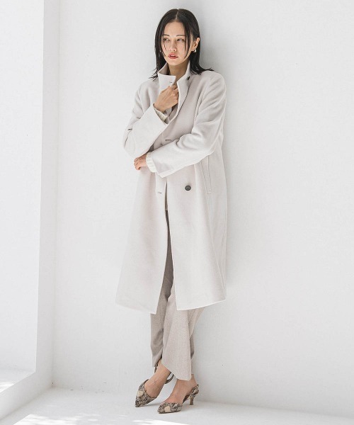 LAUTREAMONT（ロートレアモン）の「プレミアムウールカシミヤロングコート（その他アウター・レディース・ベージュ/キャメル/ブラック・11号/9号/7号）」の19枚目の写真